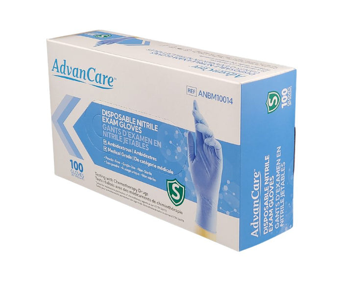 Rhino - NB6 - Blue Nitrile Gloves - Small - 600S