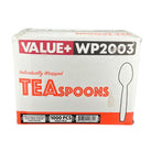 Value+ - Heavy - Plastic Tea Spoons - White - Ind. Wrapped - WP2003 Value+ - Heavy - Plastic Tea Spoons - White - Ind. Wrapped - WP2003