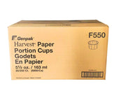 Genpak - Portion Cups - Paper - 5.5oz - F550 Genpak - Portion Cups - Paper - 5.5oz - F550