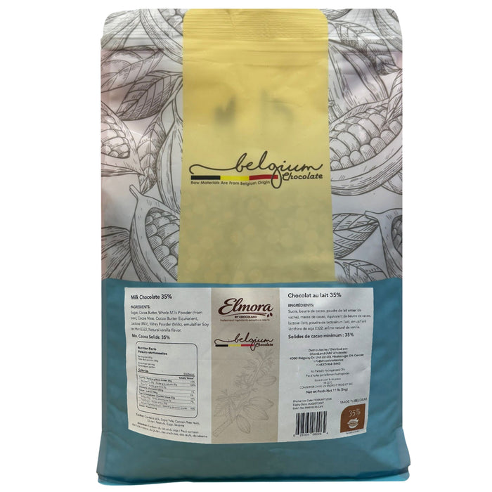 Elmora - Belgium White Real Chocolate Callets - 28%