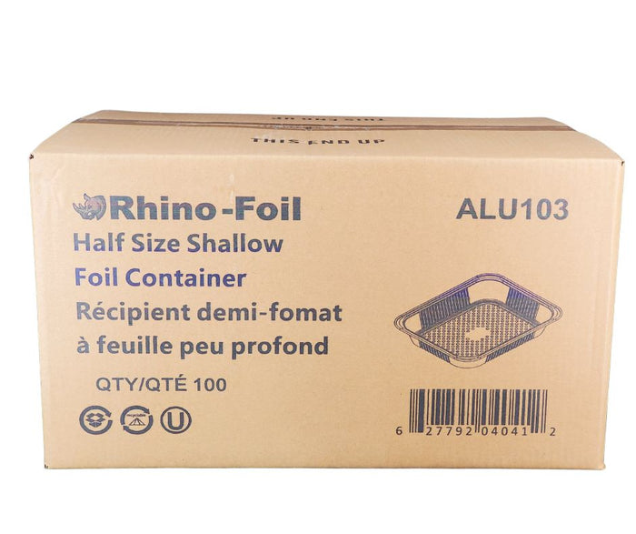 Rhino-Foil - Half Size Shallow - Aluminium Steam Pan
