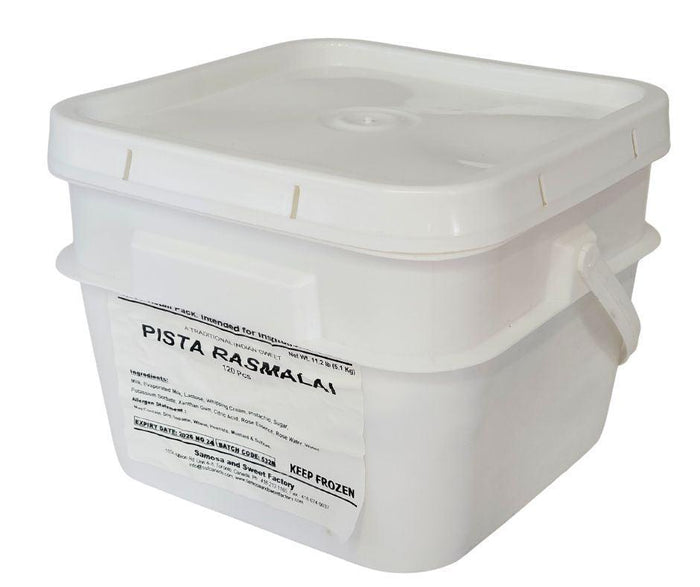Samosa & Sweet Factory - Rasmalai Pail (120 Pieces)