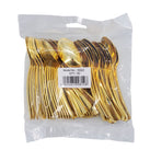 Plastic Tea Spoon - Gold - 13.3cm - SS22 Plastic Tea Spoon - Gold - 13.3cm - SS22