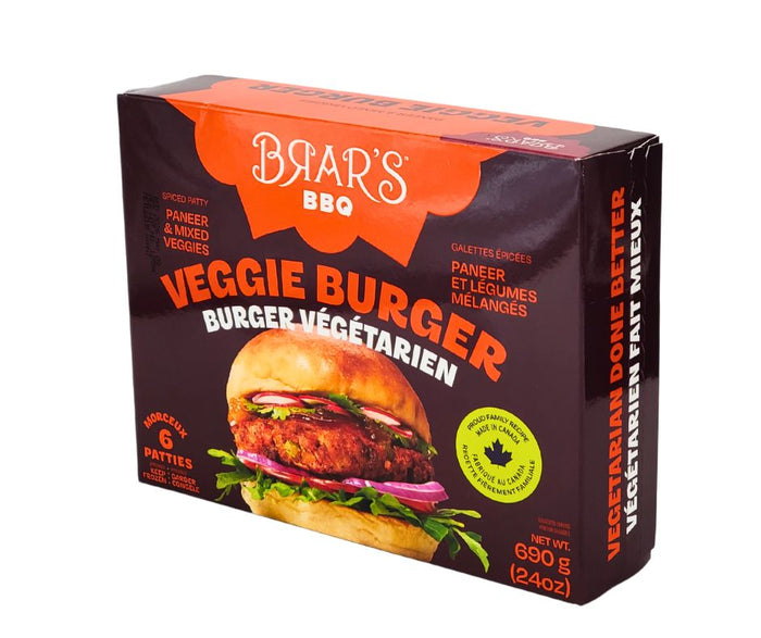 Brar's - Veggie Burger Patty - Spicy