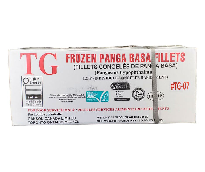TG - Basa Fillet - 16-18oz - ( 30 LBS )