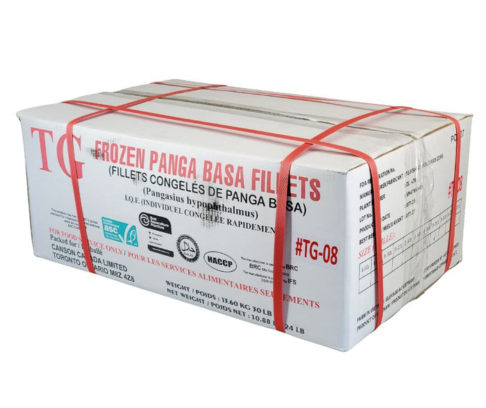 TG - Basa Fillet - 18oz-UP - ( 30 LBS )