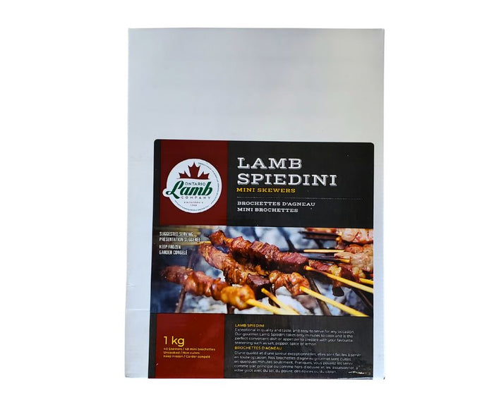Beef Factory - Ontario Lamb Spiedini - Skewers - 40 Count