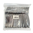 Plastic Fork - Silver - 18.7x2.8cm - SF54 Plastic Fork - Silver - 18.7x2.8cm - SF54