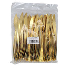 Plastic Knife - Gold - 20.4cm - SK72 Plastic Knife - Gold - 20.4cm - SK72