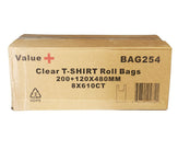 Value+ - Clear T-SHIRT Roll Bags Value+ - Clear T-SHIRT Roll Bags