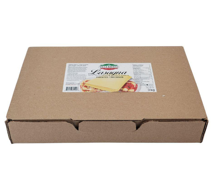 Villa Ravioli - Cooked - Pasta / Lasagna Sheets 8