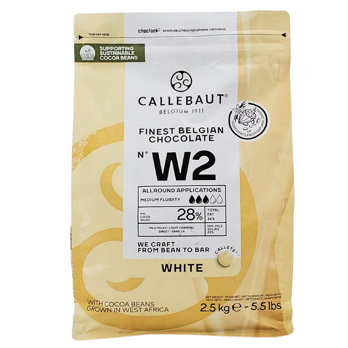 VSO - Callebaut - White Chocolate Callets