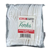 CLR - Value+ - Medium Heavy - Plastic Fork - White - Retail Pack - RP1101