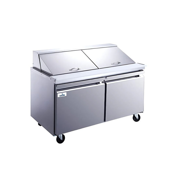 GLACIER - Mega Top Prep Table 2 Door 24 Bins 60*31*45 -GMT-60-24