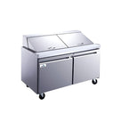 GLACIER - Mega Top Prep Table 2 Door 24 Bins 60*31*45 -GMT-60-24 GLACIER - Mega Top Prep Table 2 Door 24 Bins 60*31*45 -GMT-60-24