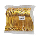 Plastic Fork - Gold - 18.9cm - SF66 Plastic Fork - Gold - 18.9cm - SF66