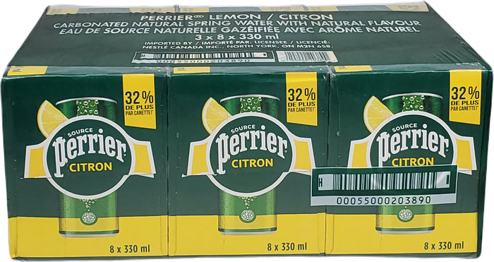 Perrier - Water - Lemon - Slim Cans