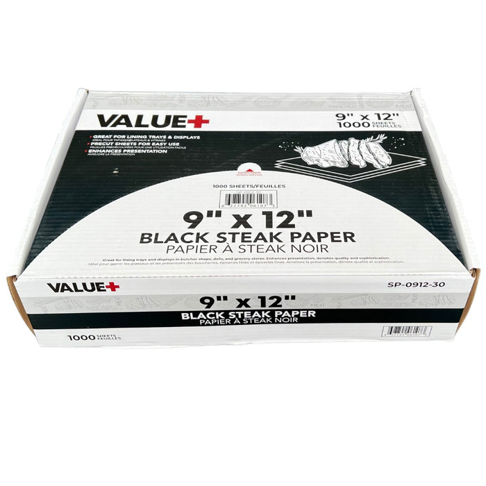 Value+ - Steak Paper - Black - 9