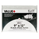 Value+ - Steak Paper - Black - 9 Value+ - Steak Paper - Black - 9