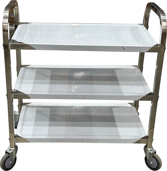Spartano - Small (75*40*83 cm ) 3 Shelf Service Trolley, S/S - 4897