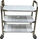 Spartano - Small, 3 Shelf Service Trolley, S/S - 4897 Spartano - Small, 3 Shelf Service Trolley, S/S - 4897