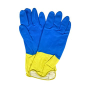 SBS - Natural Latex Gloves - XL - Blue/Yellow
