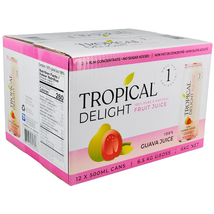 Tropical Delight - Juice - Guava - Cans