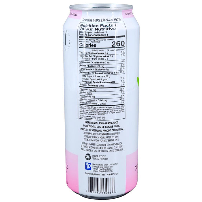 Tropical Delight - Juice - Guava - Cans