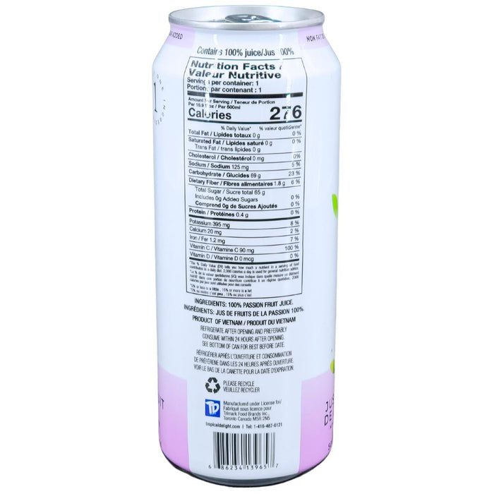Tropical Delight - Juice - Passionfruit - Cans