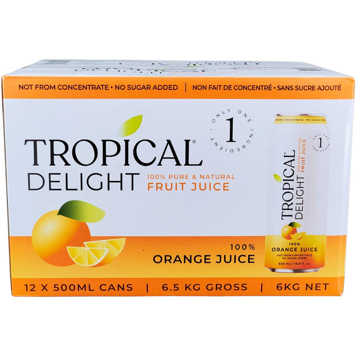 Tropical Delight - Juice - Orange - Cans