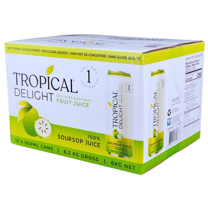 Tropical Delight - Juice - Soursop - Cans