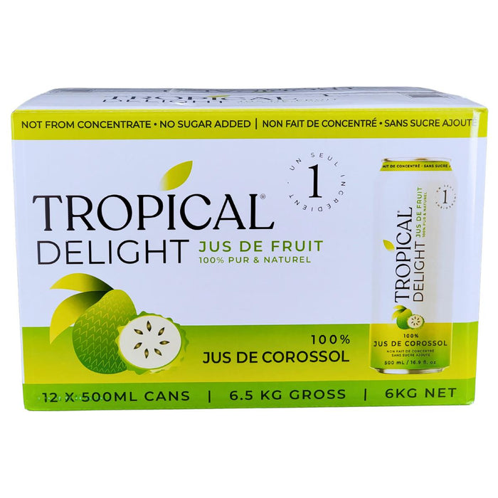 Tropical Delight - Juice - Soursop - Cans