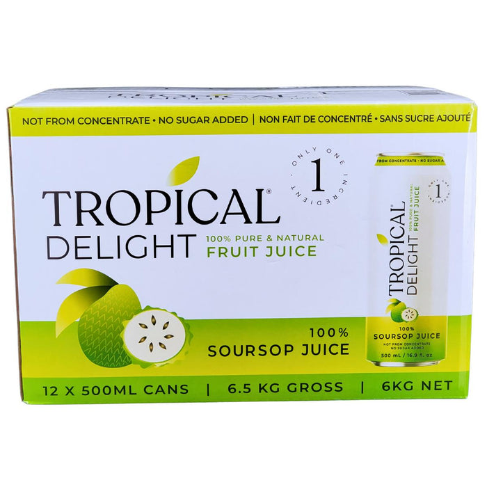 Tropical Delight - Juice - Soursop - Cans