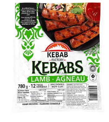Kebab Factory - Lamb Kebabs - Ready to Cook - Frozen