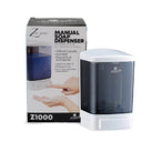 Spartano - Manual Soap Dispenser - White - Z1000 Spartano - Manual Soap Dispenser - White - Z1000