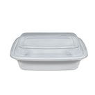 Value+ - 12oz Rectangle Plastic Container - White Value+ - 12oz Rectangle Plastic Container - White