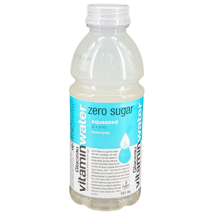 Glaceau - Vitamin Water - Zero Sugar Lemonade - Bottles