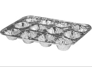 HFA 12-Cavity Mini Muffin Foil Pan HFA 12-Cavity Mini Muffin Foil Pan