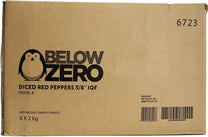 Below Zero - IQF Diced Red Peppers - 6723 Below Zero - IQF Diced Red Peppers - 6723