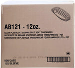 Amhil - Clear Banana Boat - 12oz - AB121 Amhil - Clear Banana Boat - 12oz - AB121