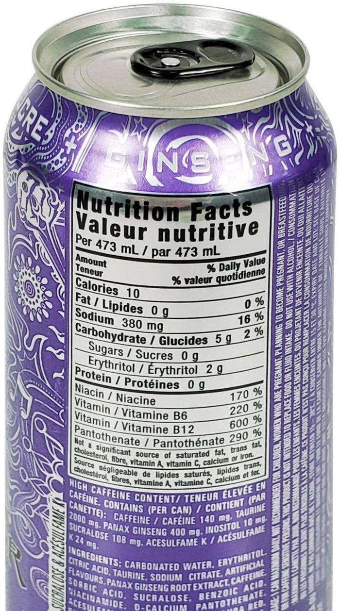VSO - Monster - Ultra Violet Energy Drink - Cans