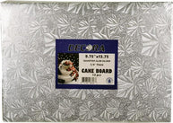 XC - Decora - Cake Board - Silver - 9.75x13.75x1/4 XC - Decora - Cake Board - Silver - 9.75x13.75x1/4