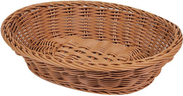 Bamboo Style Basket - Oval 10x8x2.5 Bamboo Style Basket - Oval 10x8x2.5