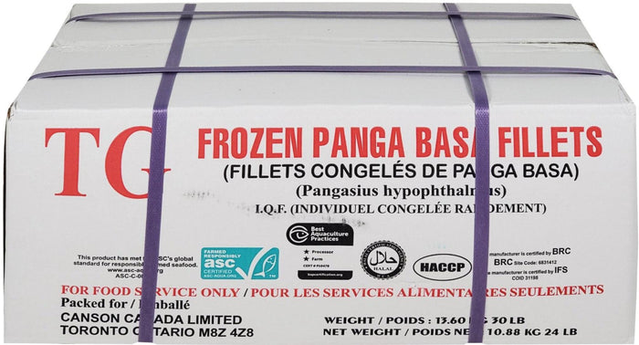 Red Dragon - Basa Fillet - 8-10 oz - ( 30 LBS )