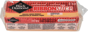 Black Diamond - Cheese - Coloured Ribbon Slice Black Diamond - Cheese - Coloured Ribbon Slice