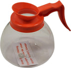 Bunn - Coffee Pot Glass - Orange Handle Decanter - 42401.7103 Bunn - Coffee Pot Glass - Orange Handle Decanter - 42401.7103