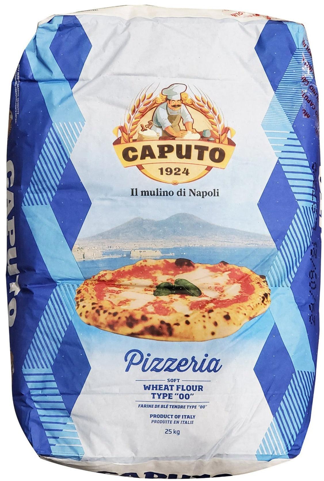 Antimo Caputo Pizzeria Flour 55 LB Blue Bulk Bag - Italian Double Zero 00 -  All Natural Wheat for Authentic Pizza Dough, Bread, & Pasta