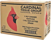 XC - Cardinal Tissue - Dinner Napkin - 1 Ply - F5620001 XC - Cardinal Tissue - Dinner Napkin - 1 Ply - F5620001