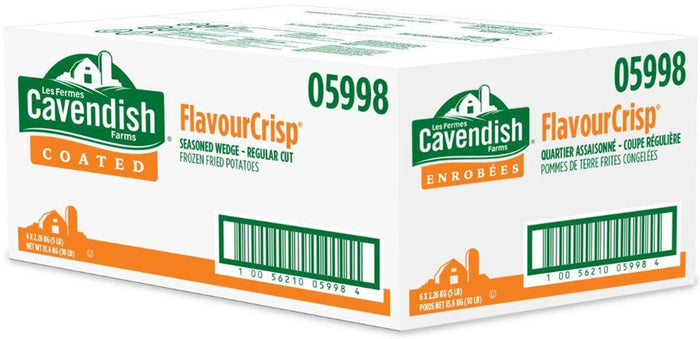 Cavendish - Potato Wedges - Tuscan Herb - 8 Cut - 05998