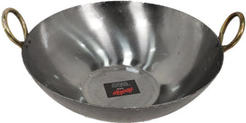 XC - Iron Wok (Kadai) - Flat #16 (42cm) XC - Iron Wok (Kadai) - Flat #16 (42cm)